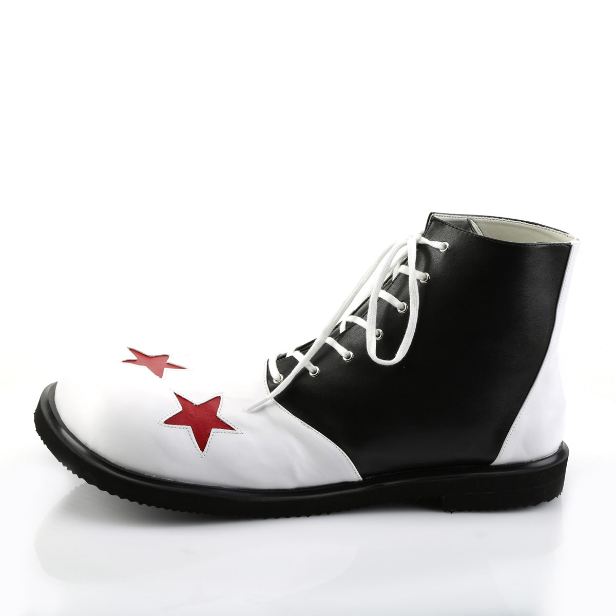 CLOWN-02 Black-White Clown Shoe
