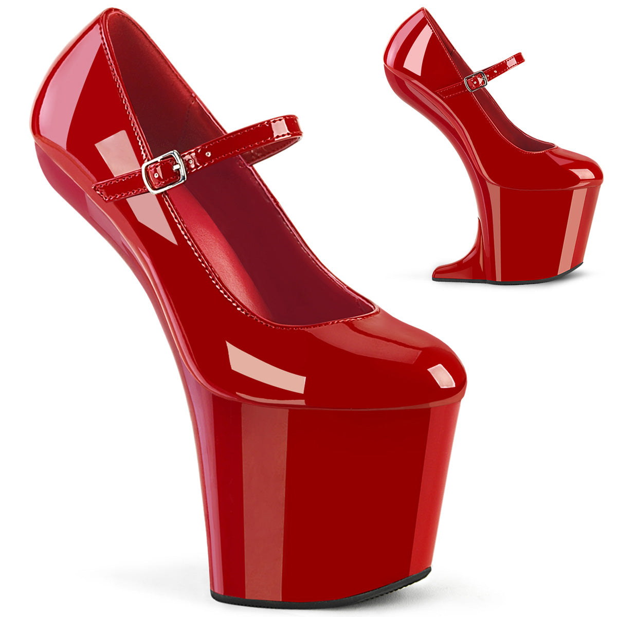CRAZE-880 Red Patent/Red