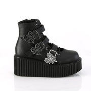 CREEPER-260 Black Vegan Leather Demonia US Size (Women's): 6