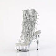 DELIGHT-1017RSF Clear-Silver/Clear Pleaser US Size (Women's): 5