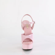 DELIGHT-609 Baby Pink Patent/Baby Pink Pleaser US Size (Women's): 5