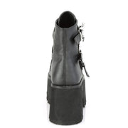 Demonia ASHES-55 Ankle Boot (Black Vegan Leather)
