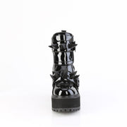 Demonia ASSAULT-72 Ankle Boot (Black Patent)