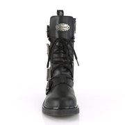 Demonia BOLT-265 Mid-Calf Boot (Black Vegan Leather)