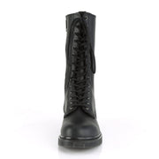 Demonia BOLT-300 Mid-Calf Boot (Black Vegan Leather)