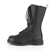Demonia BOLT-300 Mid-Calf Boot (Black Vegan Leather)