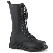 Demonia BOLT-300 Mid-Calf Boot (Black Vegan Leather)