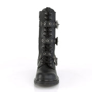Demonia BOLT-330 Mid-Calf Boot (Black Vegan Leather)