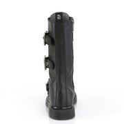 Demonia BOLT-330 Mid-Calf Boot (Black Vegan Leather)