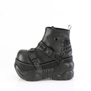 Demonia BOXER-60 Ankle Boot (Black Vegan Leather)