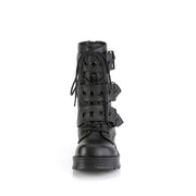 Demonia BRATTY-118 Ankle Boot (Black Vegan Leather)