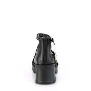 Demonia BRATTY-30 Mary Jane (Black Vegan Leather)