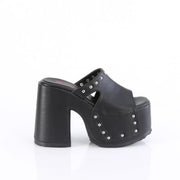 Demonia CAMEL-109 Slide (Black Vegan Leather)