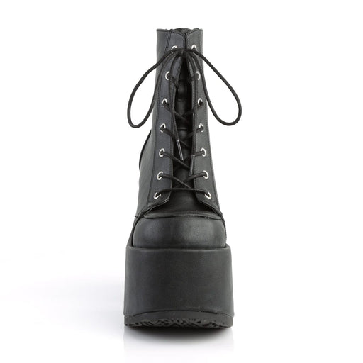 Demonia CAMEL-203 Ankle Boot (Black Vegan Leather)