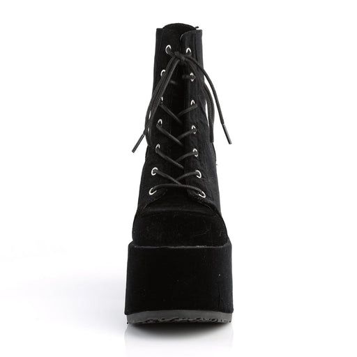 Demonia CAMEL-203 Ankle Boot (Black Velvet)
