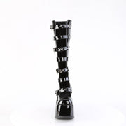 Demonia CAMEL-223 Knee High Boot (Black Patent)