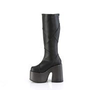 Demonia CAMEL-280 Knee High Boot (Black Vegan Leather)