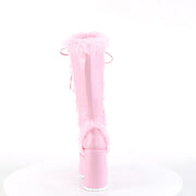 Demonia CAMEL-311 Knee High Boot (Pastel Pink Vegan Leather)
