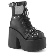 Demonia CAMEL-52 Black Vegan Leather