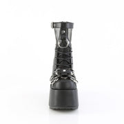 Demonia CAMEL-52 Black Vegan Leather