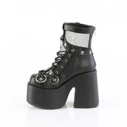 Demonia CAMEL-52 Black Vegan Leather