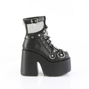 Demonia CAMEL-52 Black Vegan Leather