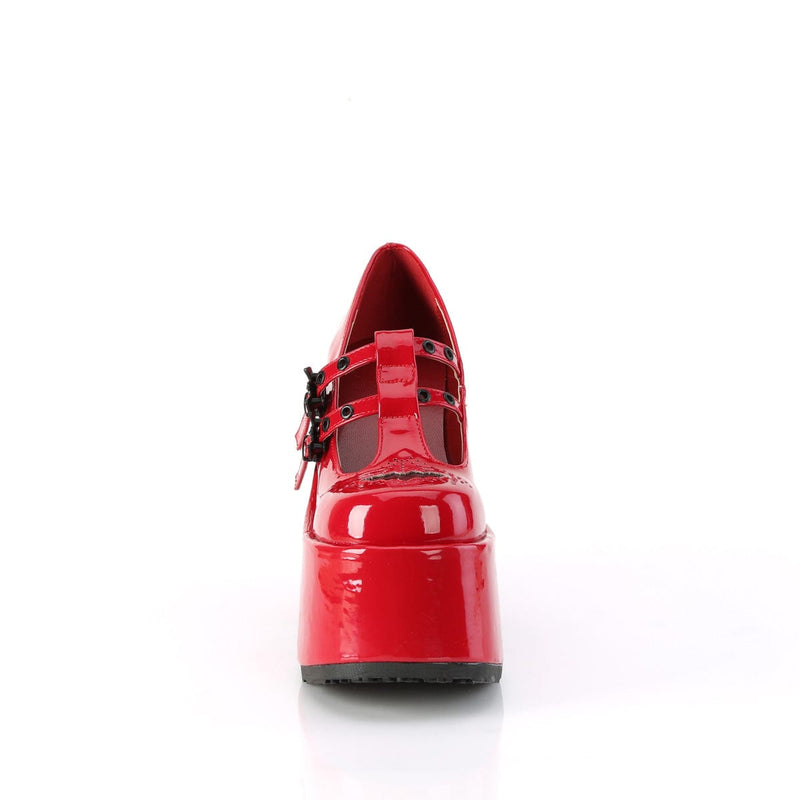 Demonia CAMEL-55 Red Patent