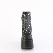 Demonia CAMEL-70 Mid-Calf Boot (Black Vegan Leather)