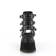 Demonia DAMNED-105 Ankle Boot (Black Vegan Leather)