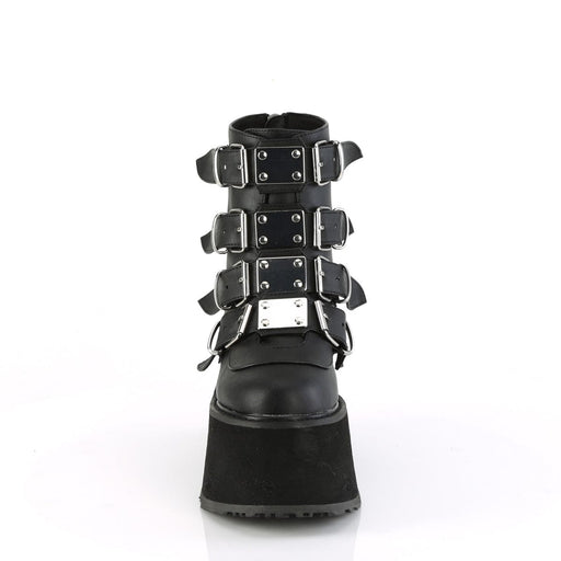 Demonia DAMNED-105 Ankle Boot (Black Vegan Leather)
