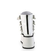 Demonia DAMNED-105 Ankle Boot (White Holo Patent)