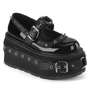 Demonia DAMNED-20 Mary Jane (Black Patent-Vegan Leather)