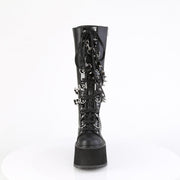 Demonia DAMNED-220 Black Vegan Leather