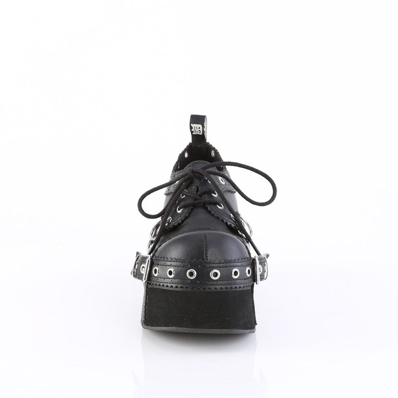 Demonia DANK-28 Sneaker (Black Vegan Leather)