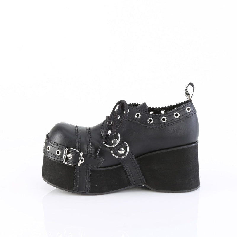 Demonia DANK-28 Sneaker (Black Vegan Leather)
