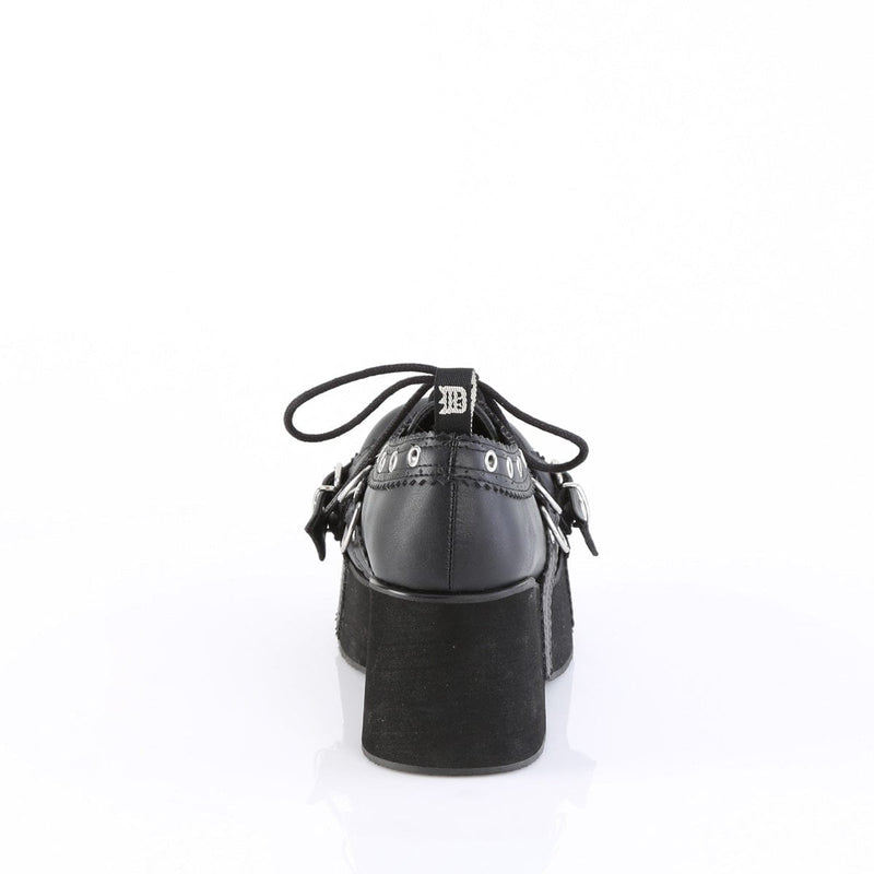 Demonia DANK-28 Sneaker (Black Vegan Leather)