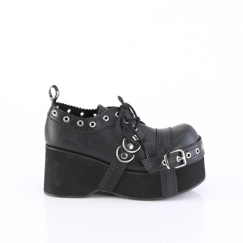 Demonia DANK-28 Sneaker (Black Vegan Leather)
