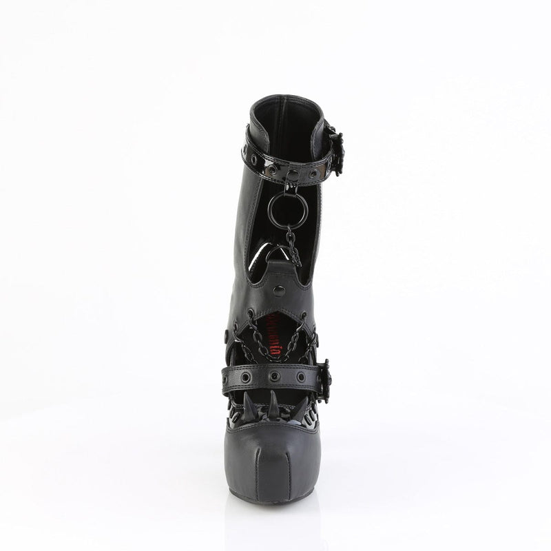 Demonia DEMON-13 Pump (Black Vegan Leather)