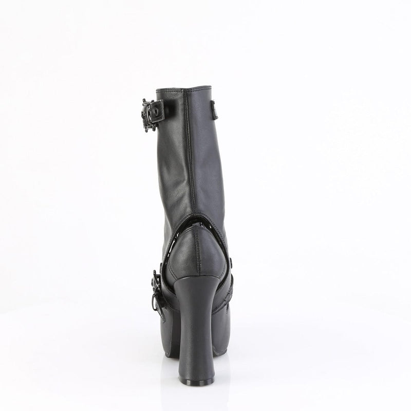 Demonia DEMON-13 Pump (Black Vegan Leather)