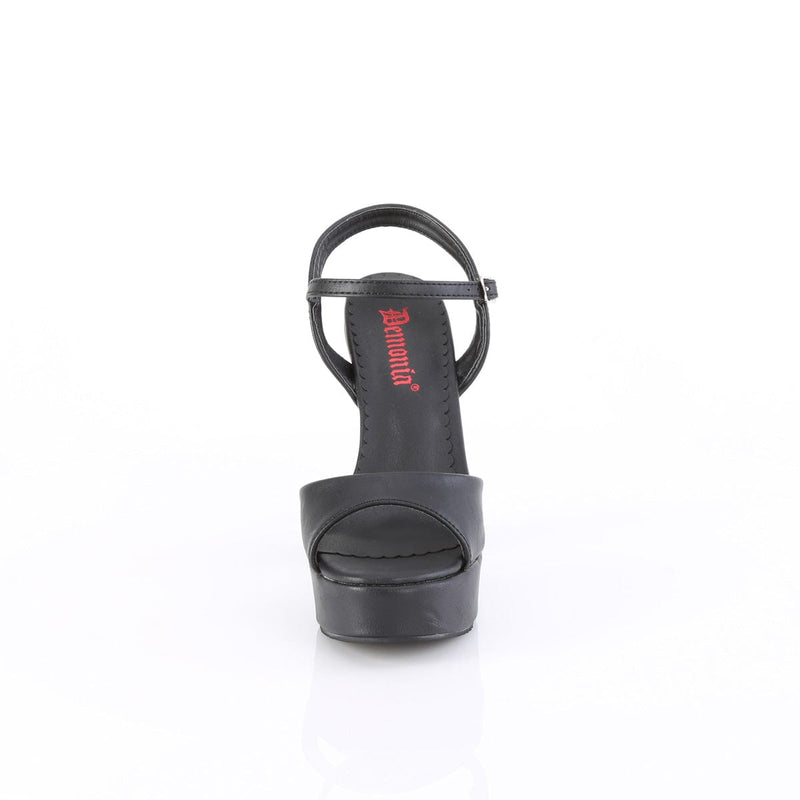 Demonia DOLLY-09 Sandal (Black Vegan Leather)