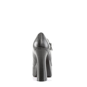 Demonia DOLLY-50 Pump (Black Vegan Leather)
