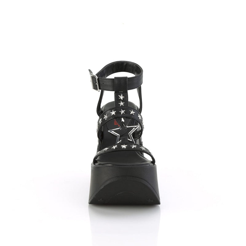 Demonia DYNAMITE-12 Sandal (Black Vegan Leather)