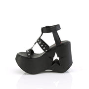 Demonia DYNAMITE-12 Sandal (Black Vegan Leather)