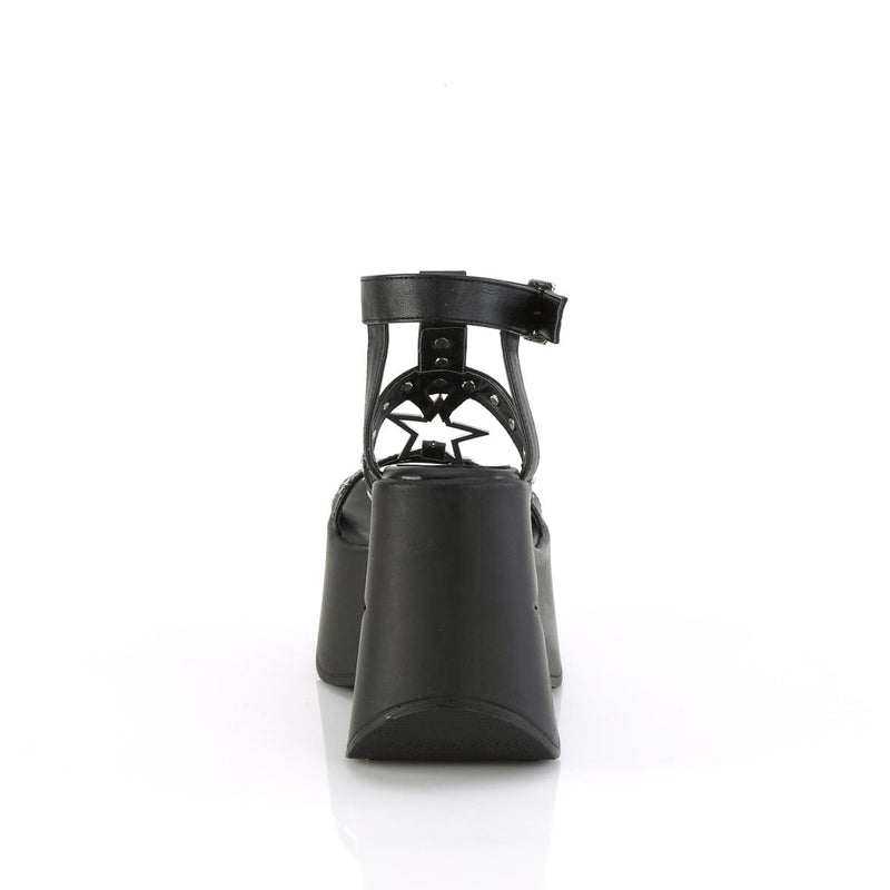 Demonia DYNAMITE-12 Sandal (Black Vegan Leather)