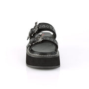 Demonia EMILY-100 Slide (Black Vegan Leather)