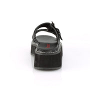 Demonia EMILY-100 Slide (Black Vegan Leather)