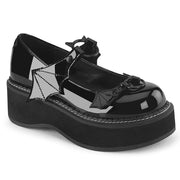 Demonia EMILY-23 Mary Jane (Black Patent)