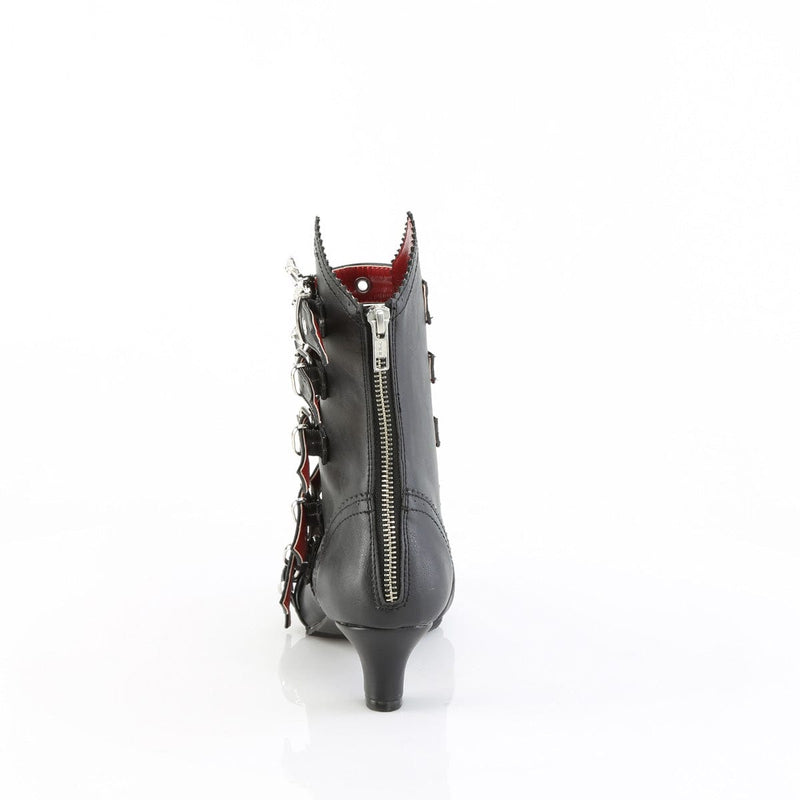 Demonia FLORA-1035 Pump (Black Vegan Leather)