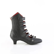Demonia FLORA-1035 Pump (Black Vegan Leather)
