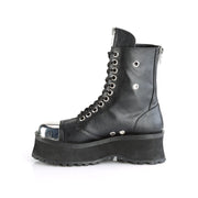 Demonia GRAVEDIGGER-10 Ankle Boot (Black Vegan Leather)